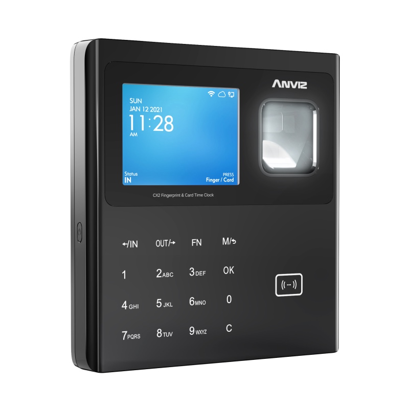 CX2-BK Fingerprint and Card Time Clock